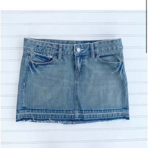 GAP Blue Pencil Mini Skirt Casual - Picture 1 of 7